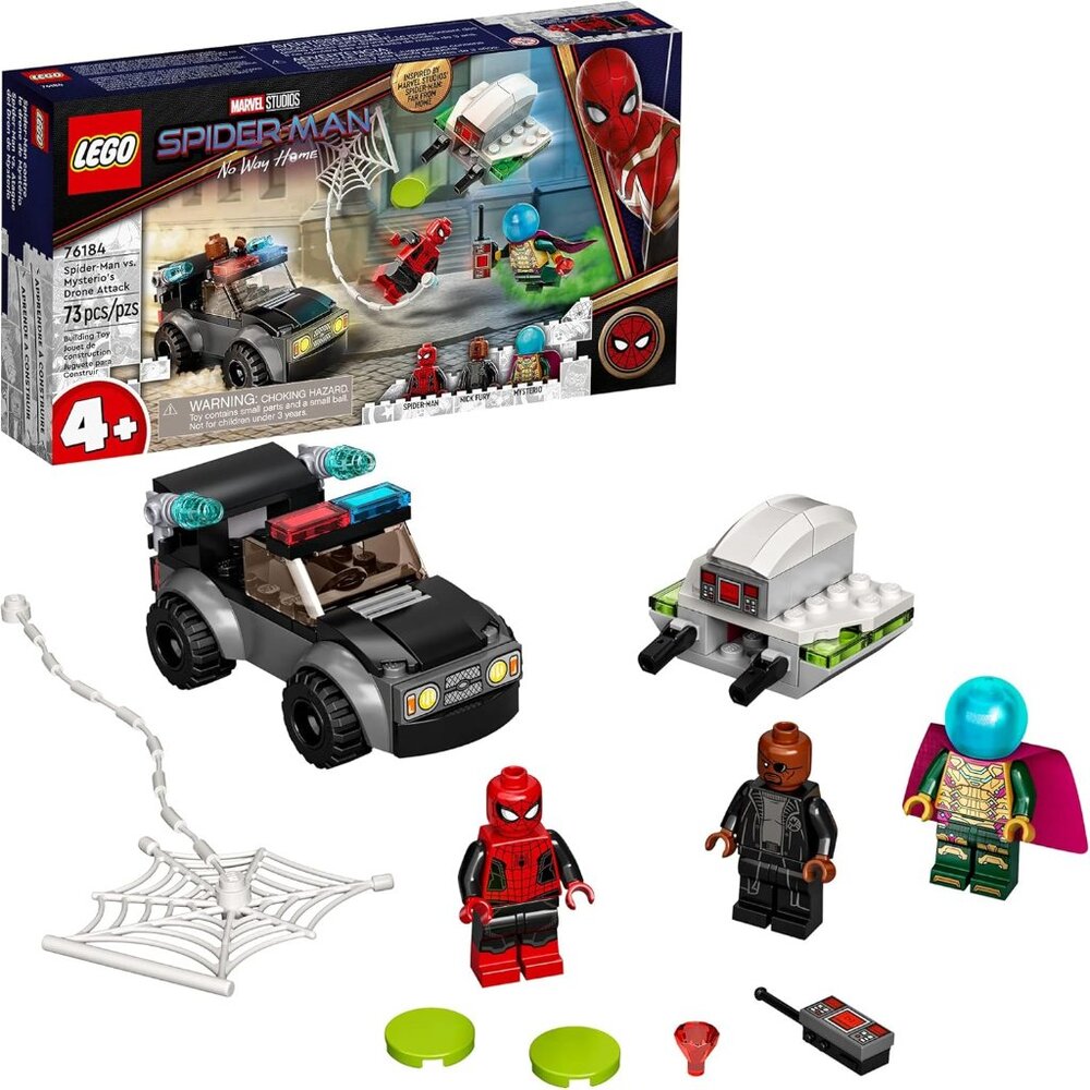 Lego   Marvel Spider-Man vs. Mysterio's Drone Attack 76184 New In Box
